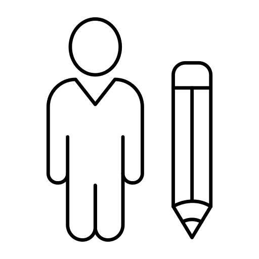 Avatar people user pencil icon