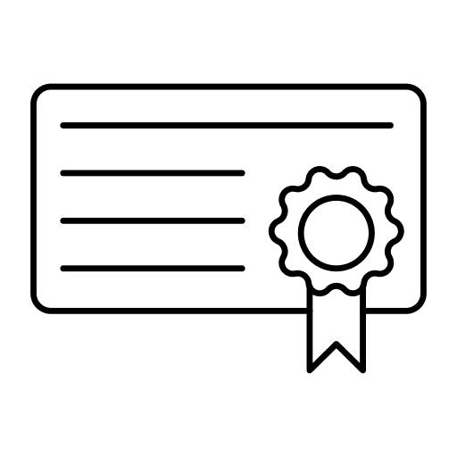Certificate diploma education certificate icon