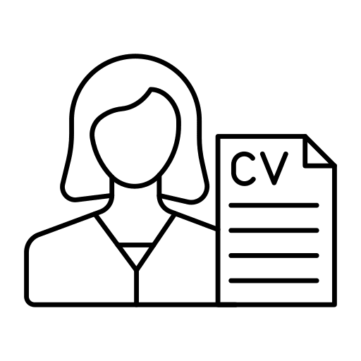 Woman girl user document icon