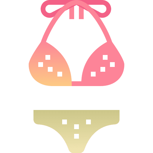 Bikini beach bikini summer holidays icon Bikini beach bikini summer holidays icon