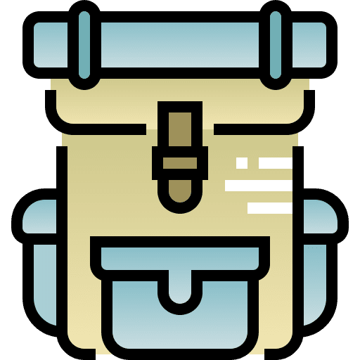 Bagpack journey travel vacation icon Bagpack journey travel vacation icon