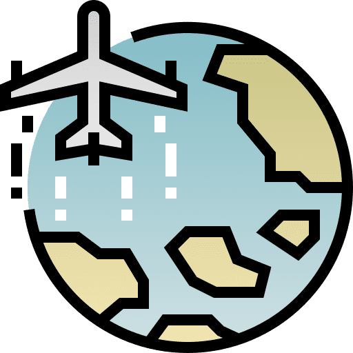 Flight airplane flight holiday travel icon