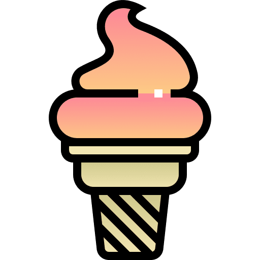 Ice cream cone sweet summer icon Ice cream cone sweet summer icon