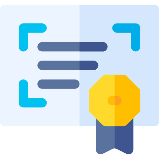 Certificate certificate certification badge icon Certificate certificate certification badge icon