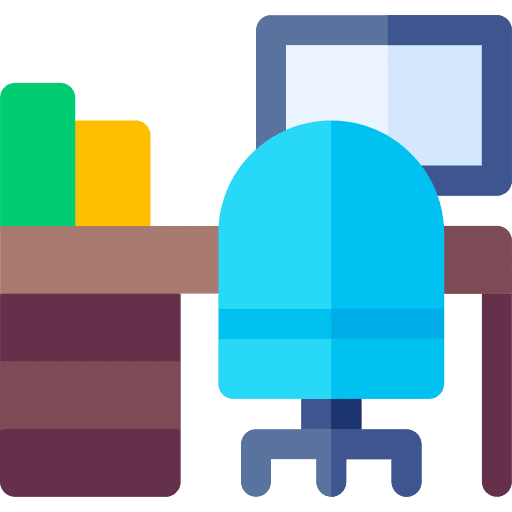Workspace desk workspace workplace icon