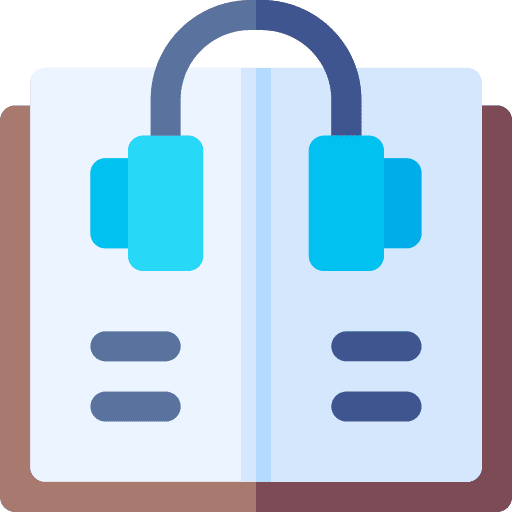 Audiobook book ebook speaker icon Audiobook book ebook speaker icon