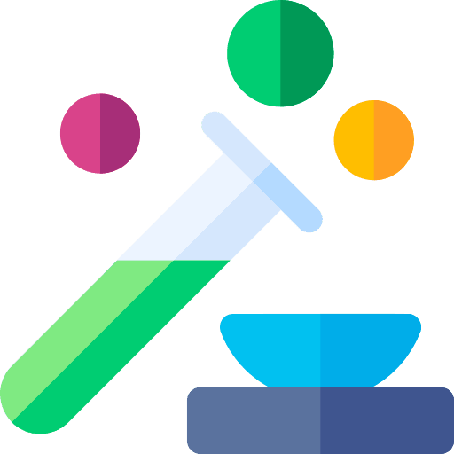 Experiment science lab chemistry icon Experiment science lab chemistry icon