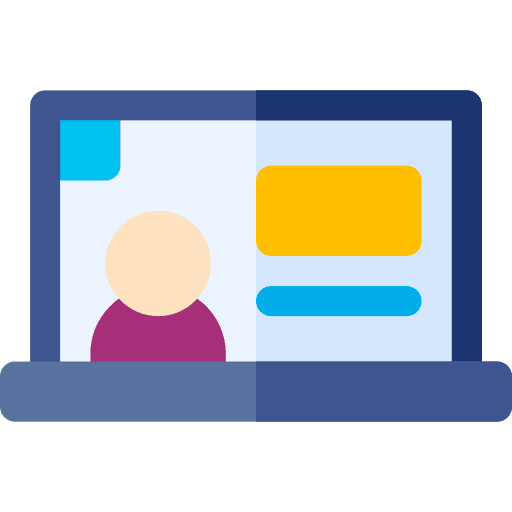 Video lecture online course internet elearning icon Video lecture online course internet elearning icon