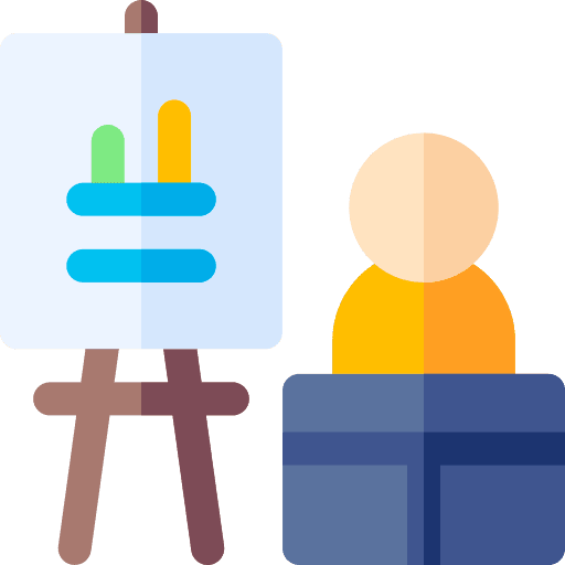 Presentation teaching skill presentation icon Presentation teaching skill presentation icon