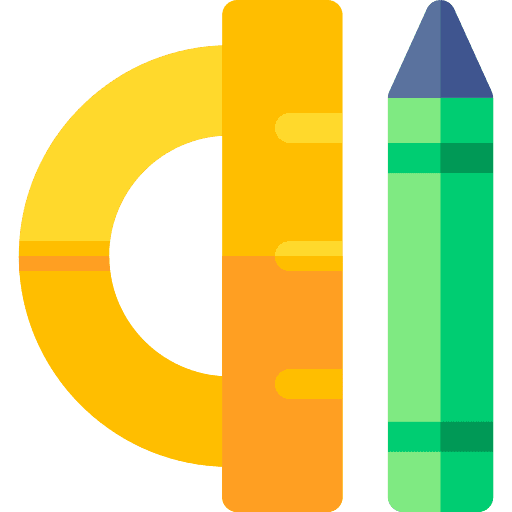 Ruler measurement education pen icon Ruler measurement education pen icon