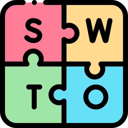 Swot analysis business and finance planning strategy icon Swot analysis business and finance planning strategy icon