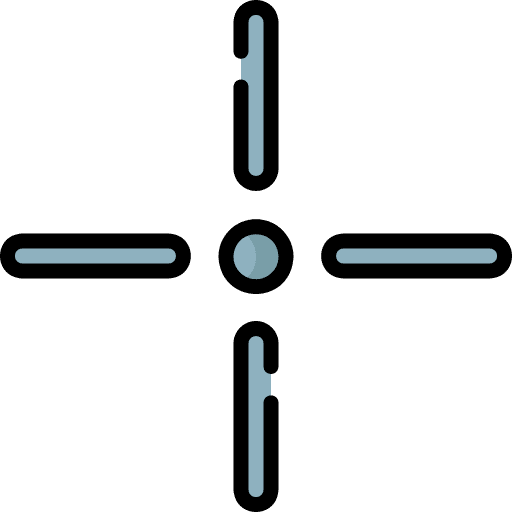 Crosshair point aim interface icon