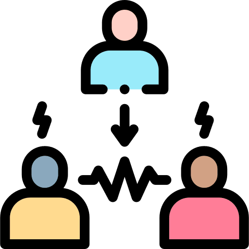 Intermediary battle communications argument icon Intermediary battle communications argument icon