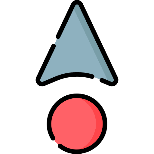 Scroll cursor up vertical icon