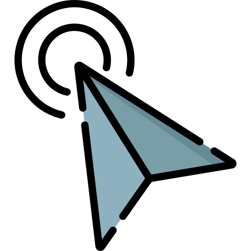 Cursor pointer interface clicking icon Cursor pointer interface clicking icon