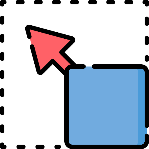 Scale interface scale up resize icon