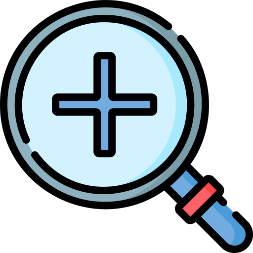 Zoom in multimedia ui loupe icon