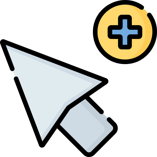 Add pointer computer mouse multimedia ui icon Add pointer computer mouse multimedia ui icon
