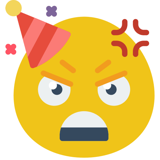 Angry mood angry annoyed icon