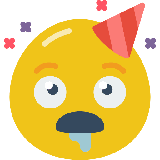 Dazed dazed hat face icon