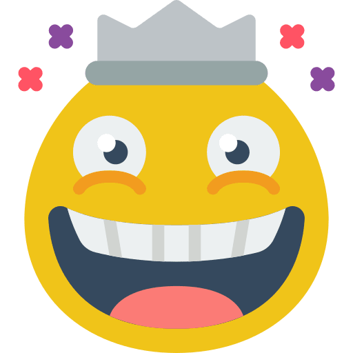 Grinning fun smileys happy icon