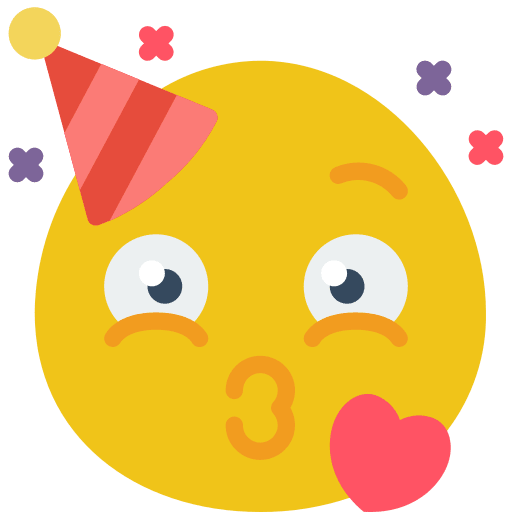 Kiss party flirt kiss icon