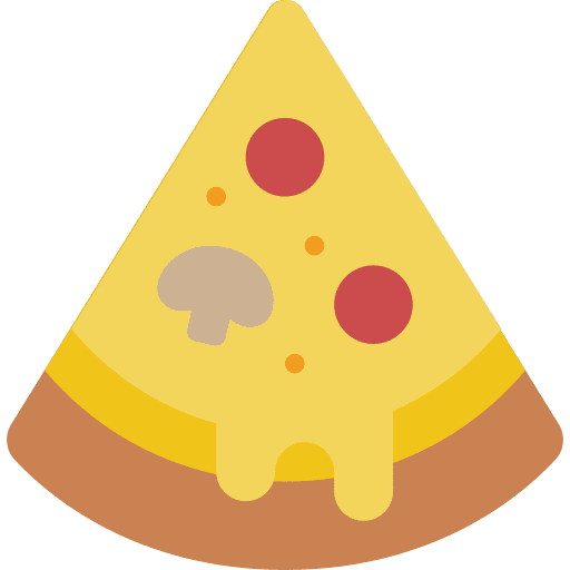 Pizza pizza cheese food and restaurant icon