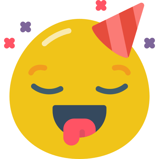 Tongue party tongue silly icon