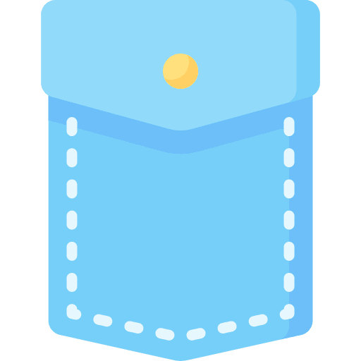 Pocket trousers pocket pants icon