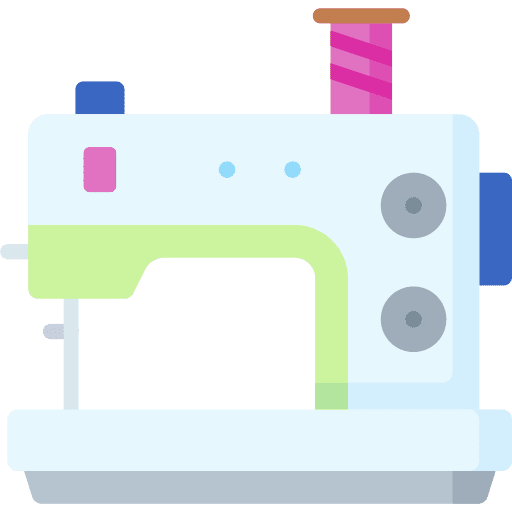 Sewing machine atelier tailor fashion icon Sewing machine atelier tailor fashion icon