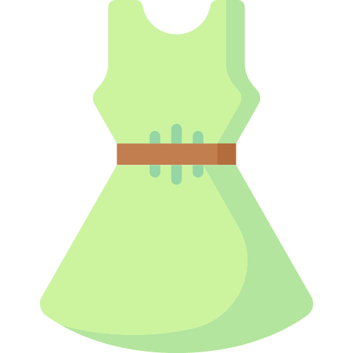 Dress elegant garment dress icon Dress elegant garment dress icon
