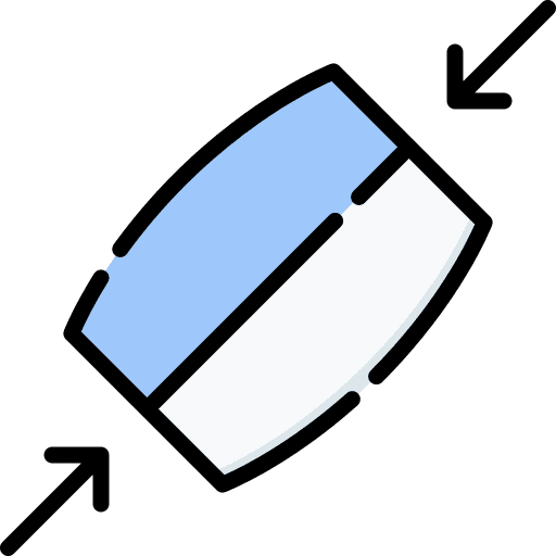 Compression science study structure icon Compression science study structure icon