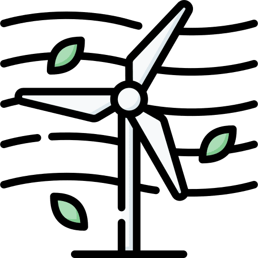 Environmental environmental sustainability windmill icon Environmental environmental sustainability windmill icon