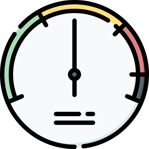 Gauge gauge pressure temperature icon Gauge gauge pressure temperature icon