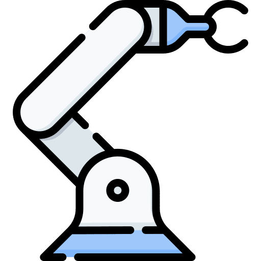 Robotic arm factory robotic arm industrial robot icon Robotic arm factory robotic arm industrial robot icon