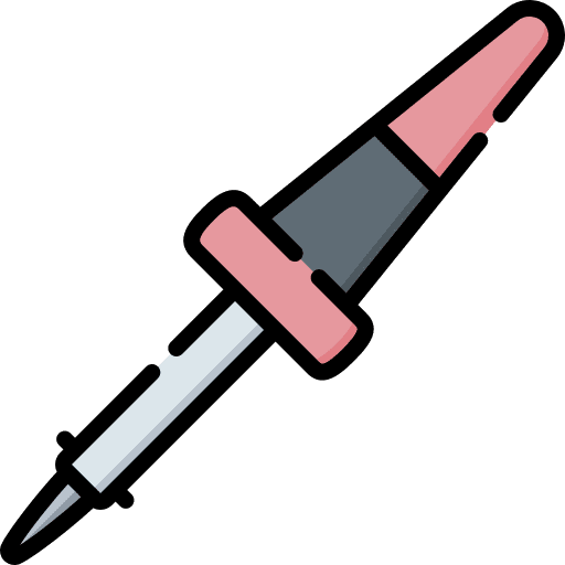 Soldering iron electronics copper weld icon Soldering iron electronics copper weld icon