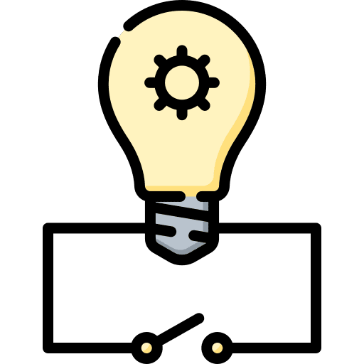 Electrical circuit technology science education icon Electrical circuit technology science education icon