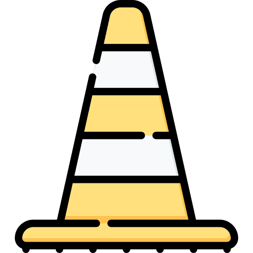 Traffic cone traffic cone signaling post icon Traffic cone traffic cone signaling post icon
