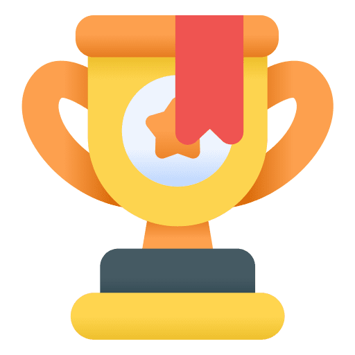 Championship trophy emblem reward championship trophy icon