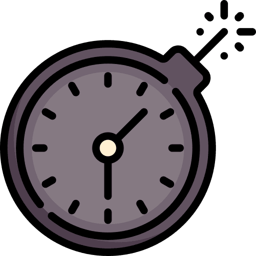 Clock bomb clock deadline icon Clock bomb clock deadline icon