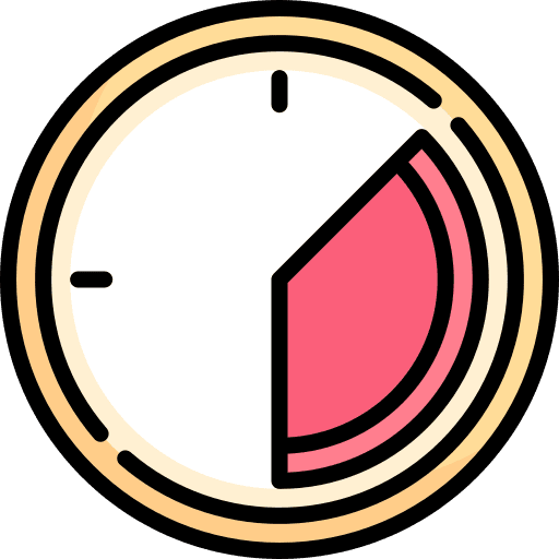 Clock time and date clock wait icon Clock time and date clock wait icon
