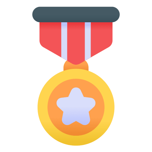 Star medal award medal insignia icon