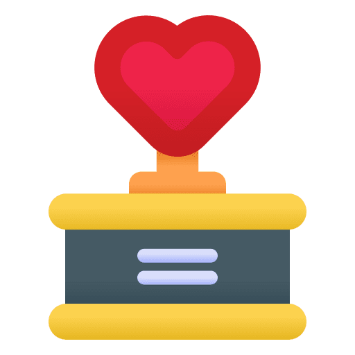 Love badge rewards award medal icon Love badge rewards award medal icon