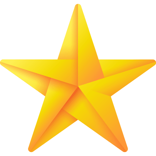 Star paper star art icon