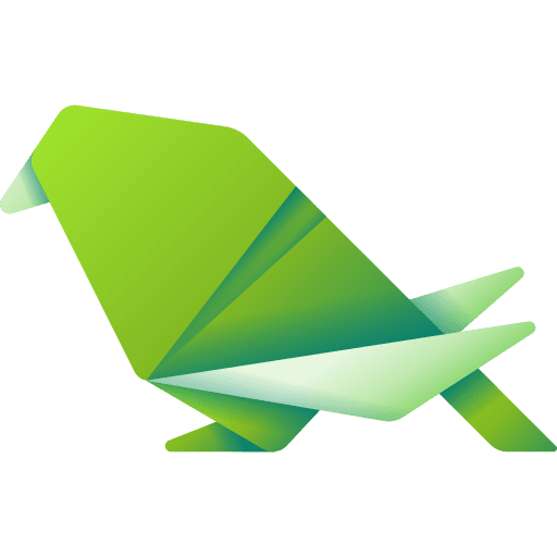 Bird art and design bird paper icon Bird art and design bird paper icon