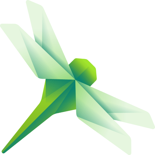 Dragonfly origami animal dragonfly icon Dragonfly origami animal dragonfly icon