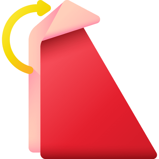 Inside arrow instruction origami icon Inside arrow instruction origami icon