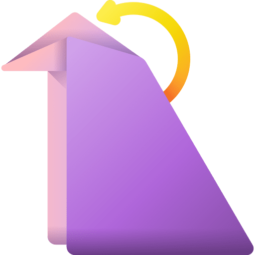 Outside craft reverse fold icon Outside craft reverse fold icon