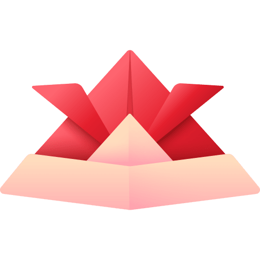 Hat samurai fold art icon Hat samurai fold art icon