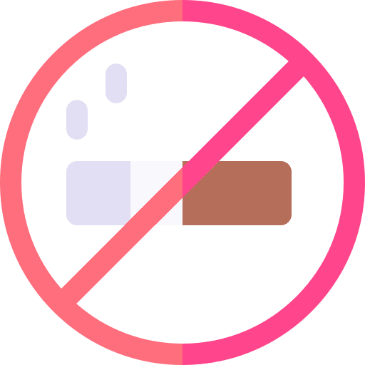 No smoking signaling no smoking spa icon